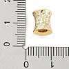 Rack Plating Brass Micro Pave Cubic Zirconia Beads KK-P247-16A-G-3