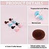 4 Styles Plastic Safety Noses FIND-PH0020-57B-4