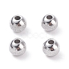 Non-Tarnish Textured 304 Stainless Steel Beads STAS-P306-01D-P-1