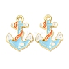 Ocean Alloy Enamel Pendants ENAM-B041-01M-1