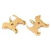 PVD Vacuum Plating 304 Stainless Steel Pendants STAS-Z042-11G-2