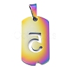 Ion Plating(IP) 304 Stainless Steel Pendants STAS-O127-A05-2