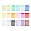 90Pcs 18 Style Organza Bags Jewellery Storage Pouches Wedding Favor Party Mesh Drawstring Gift OP-LS0001-05-2