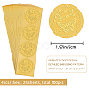 Self Adhesive Gold Foil Embossed Stickers DIY-WH0211-198-2