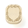 Flower Frame Brass Stamp Heads AJEW-M037-05G-03-2