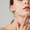 Eco-Friendly Horse Eye Iron Pendants Dangle Earrings EJEW-PH01401-02-6