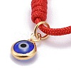 Adjustable Nylon Thread Charm Bracelets BJEW-JB06274-7
