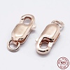 925 Sterling Silver Lobster Claw Clasps STER-K167-075A-RG-4
