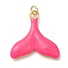 Rack Plating Brass Enamel Pendants KK-I720-24G-03-1