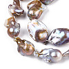 Natural Baroque Pearl Keshi Pearl Beads Strands PEAR-S019-04D-5