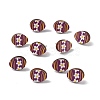 Natual Wood Easter Stud Earrings EJEW-C013-02A-3