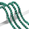 Natural Malachite Beads Strands G-O166-07A-6mm-4