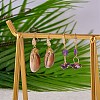 4 Pairs 4 Style Brass Micro Pave Clear Cubic Zirconia Earring Hooks KK-SZ0004-62-6