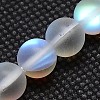Synthetical Moonstone Beads Strands G-G585-6mm-02-1