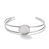 Non-Tarnish 304 Stainless Steel Bracelets Setting Making BJEW-B090-03B-P-2