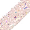 Transparent Glass Beads Strands X-EGLA-P061-04A-AB06-1
