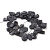 Natural Tektite Beads Strands G-K419-02A-2