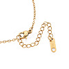 304 Stainless Steel Pendant Necklaces NJEW-T018-58G-2
