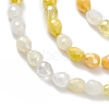 Gradient Color Electroplate Glass Bead Strands X-GLAA-E042-04D-3
