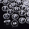 Transparent AS Plastic Charm Base Settings X-FIND-T064-011-1