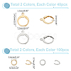 80Pcs 304 Stainless Steel Leverback Earring Findings DIY-ME0001-05-2