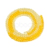 Transparent Glass Beads Strands GLAA-N074-01A-03-3