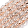 Natural Herkimer Diamond Beads Strands G-Z115-C03-6mm-2
