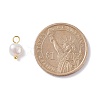 Natural Cultured Freshwater Pearl Charms PALLOY-JF01098-03-3