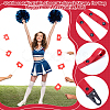 3Pcs Polyester & Plastic Cheer Pom Holder FIND-UN0010-42A-3