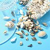 12 Styles Natural Mixed Shell Beads SSHEL-YW0001-05-4