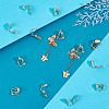 20Pcs 5 Styles Alloy Clip-on Earring Findings FIND-UN0002-38G-2