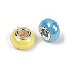 Opaque Resin European Beads RESI-C059-01A-2