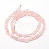 Natural Rose Quartz Beads Strands G-F465-47-2