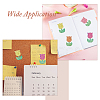 2Rolls Coated Paper Self-adhesive Stickers Roll STIC-FH0001-27C-6