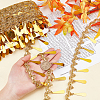 Ethnic Style Sparkle Polyester Ribbon OCOR-WH0077-02-3