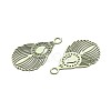 Spray Painted 430 Stainless Steel Pendants STAS-N121-08D-2
