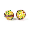 Handmade Lampwork Bumpy Beads LAMP-T022-05F-3