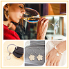 DIY Flower Wine Glass Charm Tags Making Kit DIY-SC0018-59-6