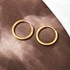 925 Sterling Silver Hoop Earrings STER-B008-01B-G-3