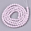 Electroplate Glass Beads Strands X-EGLA-A034-J2mm-A03-2