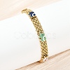 304 Stainless Steel Cable Chain Bracelets BJEW-G747-07G-3