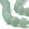 Natural Green Aventurine Beads Strands G-T106-175-2
