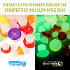 30Pcs 2 Styles Luminous Resin Mushroom Ornament RESI-TA0004-02B-5