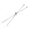 Rack Plating Adjustable Brass Slider Bracelet Making MAK-R025-02P-1-2