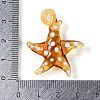 Handmade Lampwork Pendants LAMP-C015-02-4