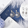 304 Stainless Steel Leverback Earring Findings STAS-SP0001-05A-4