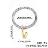 Fashionable Brass Charm Bracelets LI7211-22-1