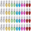 120Pcs 6 Colors Plastic Pendants FIND-SC0010-90B-1