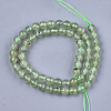 Natural Prehnite Beads Strands G-S333-6mm-032-3