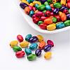 Lead Free Oval Natural Wood Beads X-TB096Y-1